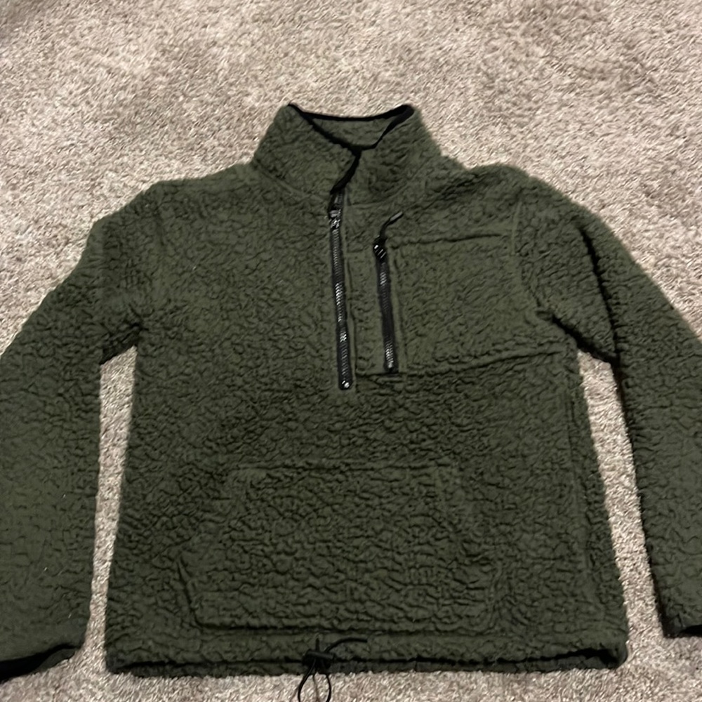 Green Sherpa Jacket